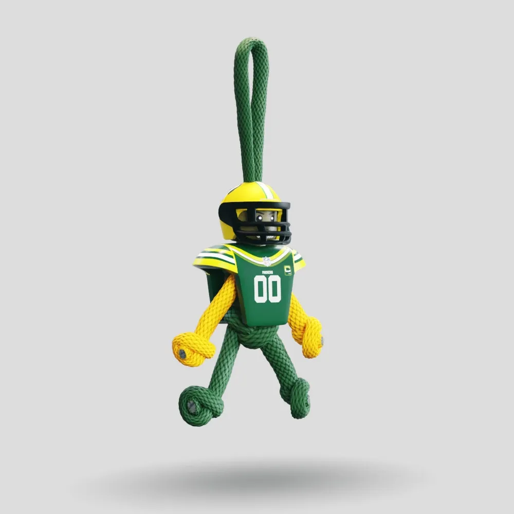 Green Bay Packers Paracord Buddy Keychain