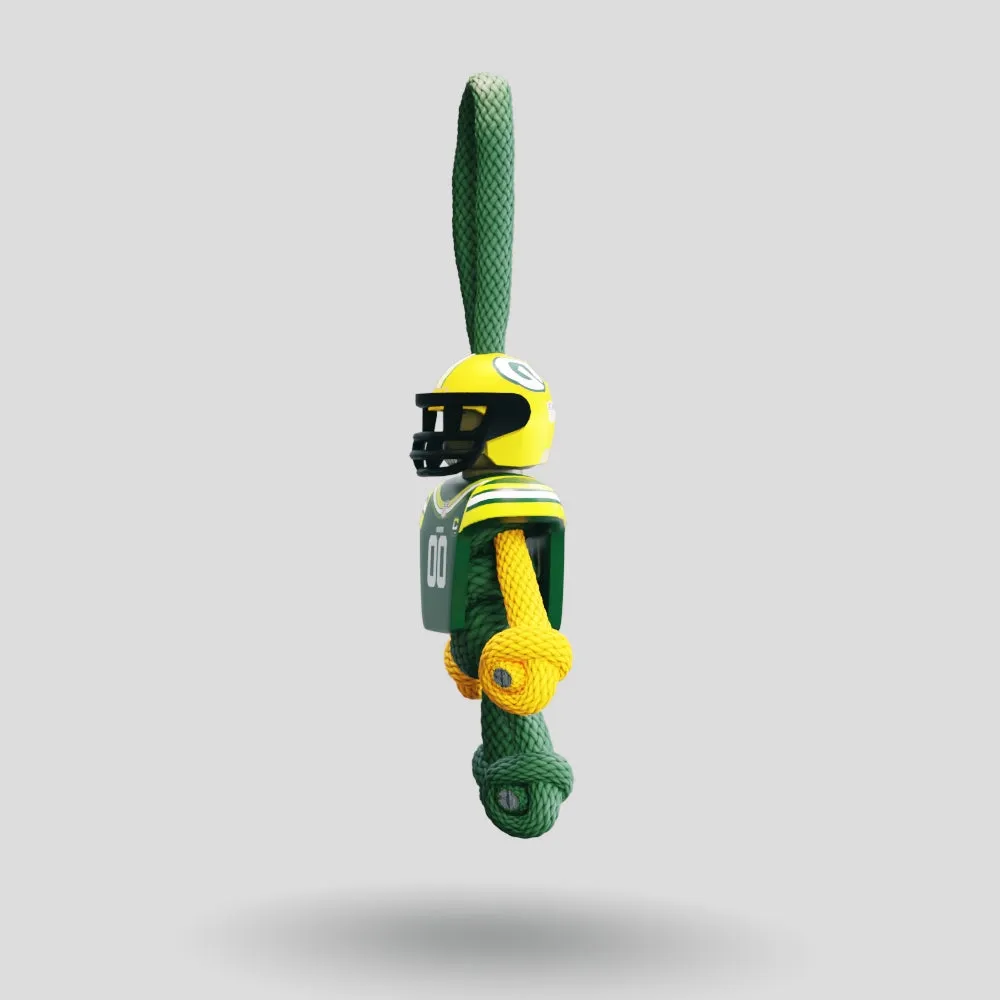 Green Bay Packers Paracord Buddy Keychain