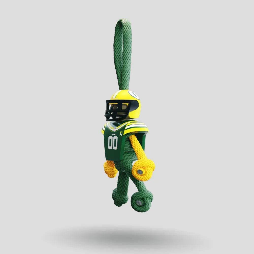 Green Bay Packers Paracord Buddy Keychain