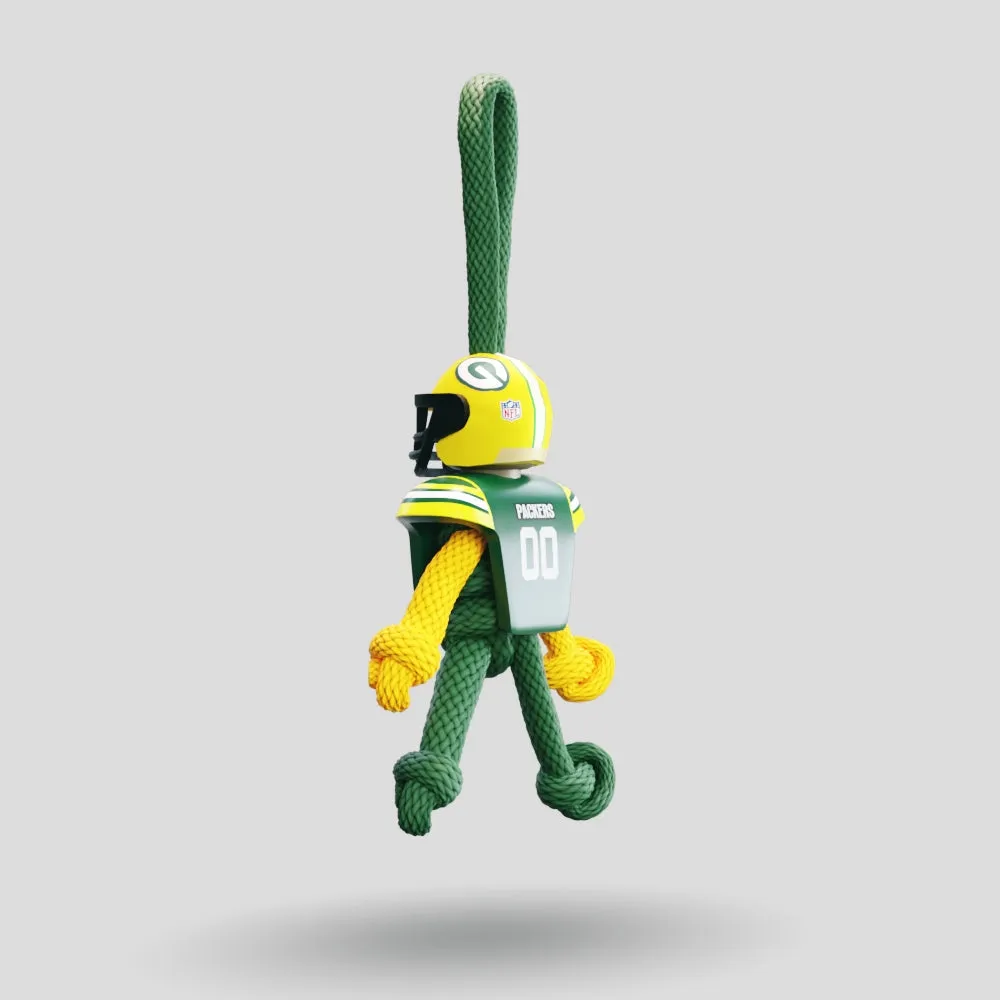 Green Bay Packers Paracord Buddy Keychain