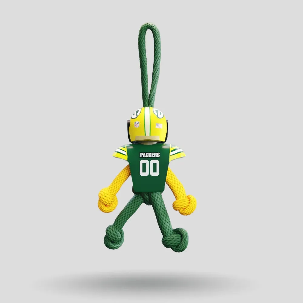 Green Bay Packers Paracord Buddy Keychain