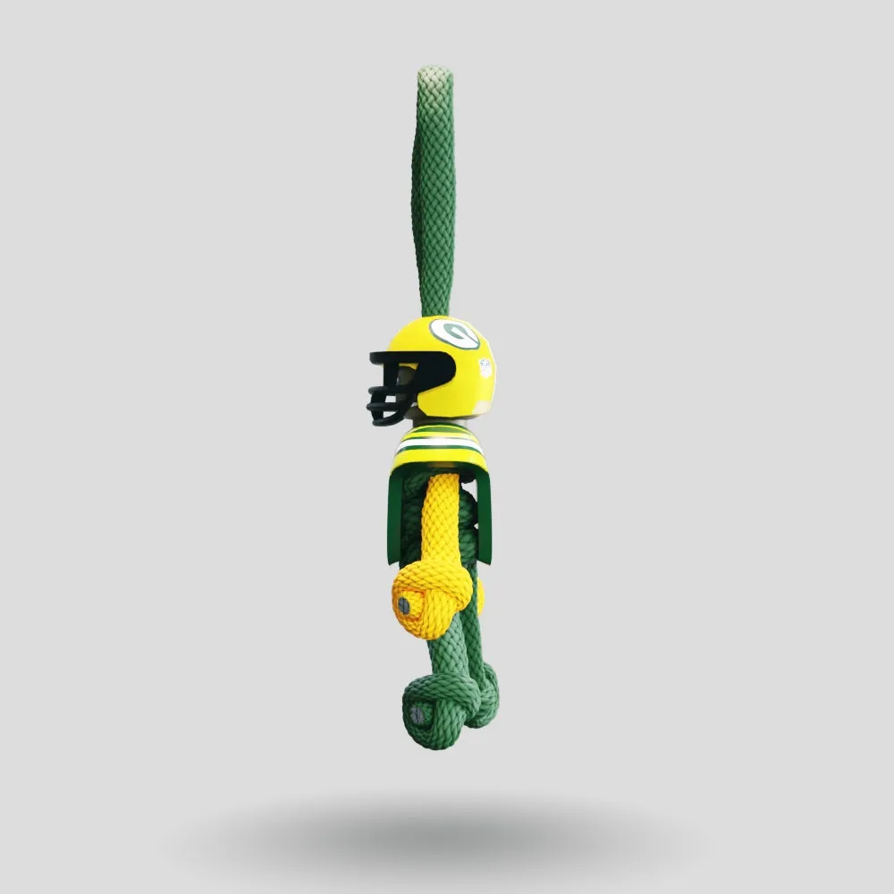 Green Bay Packers Paracord Buddy Keychain
