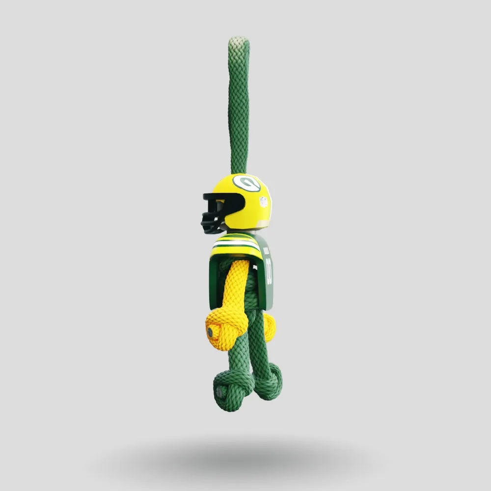 Green Bay Packers Paracord Buddy Keychain