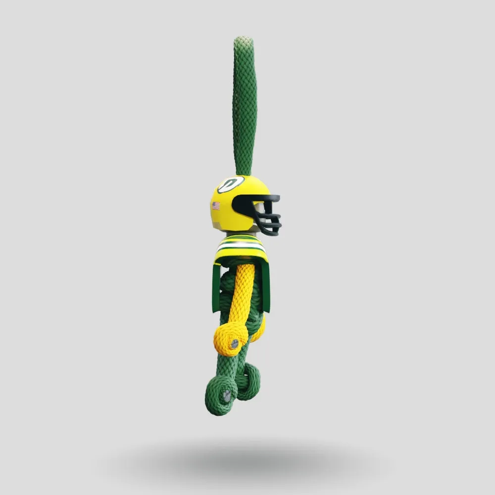 Green Bay Packers Paracord Buddy Keychain