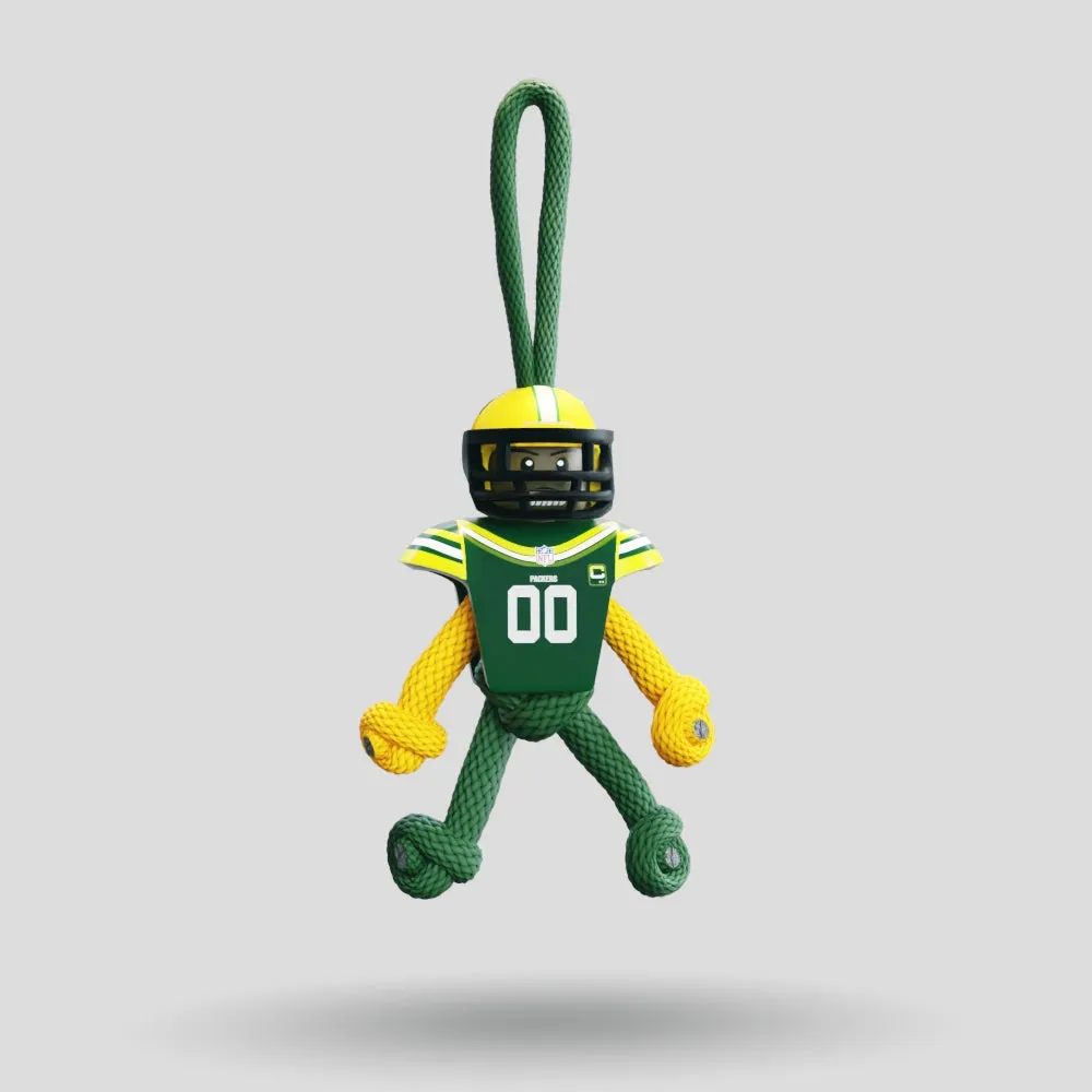 Green Bay Packers Paracord Buddy Keychain