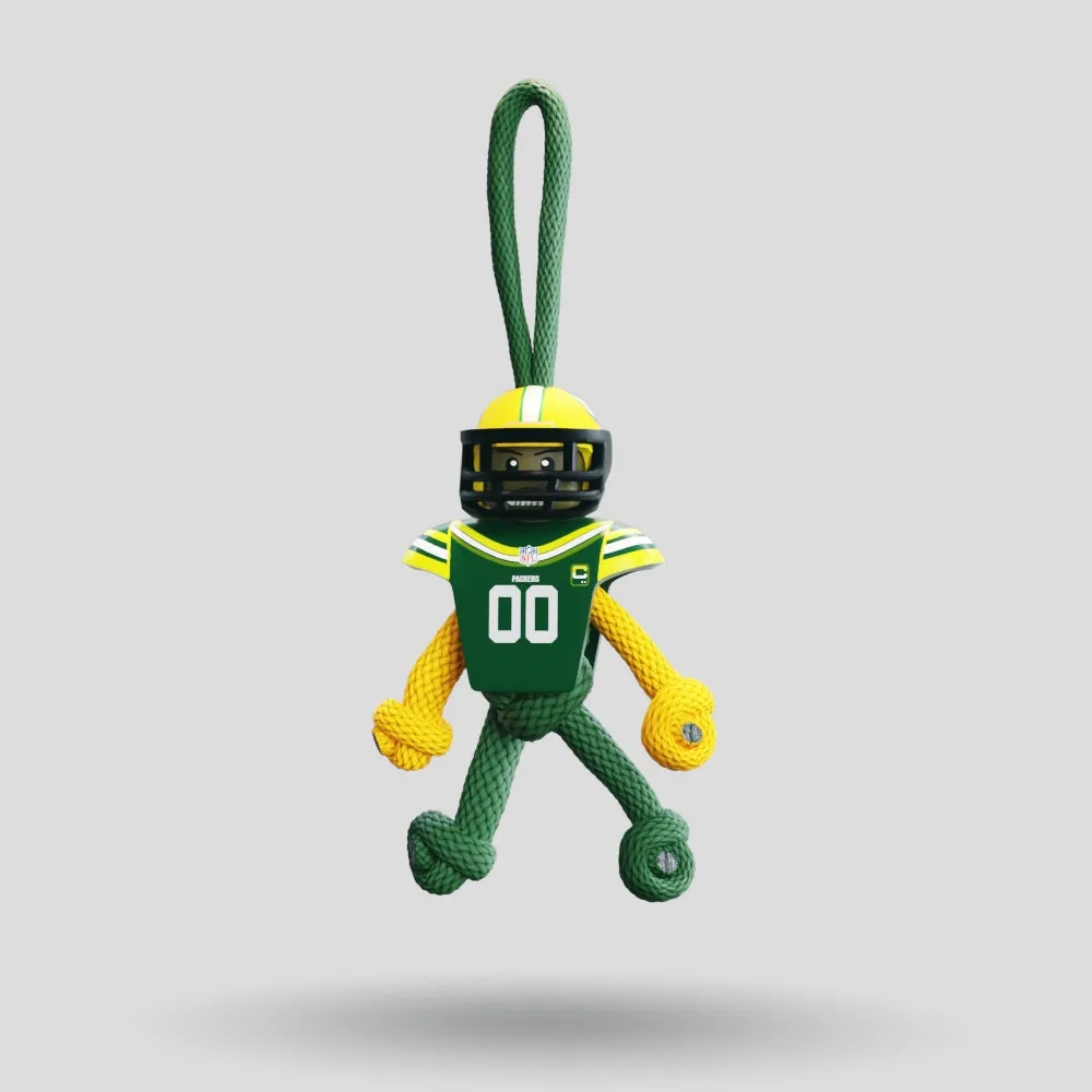 Green Bay Packers Paracord Buddy Keychain