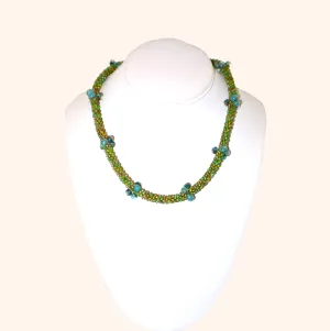 Green Bubble Necklace