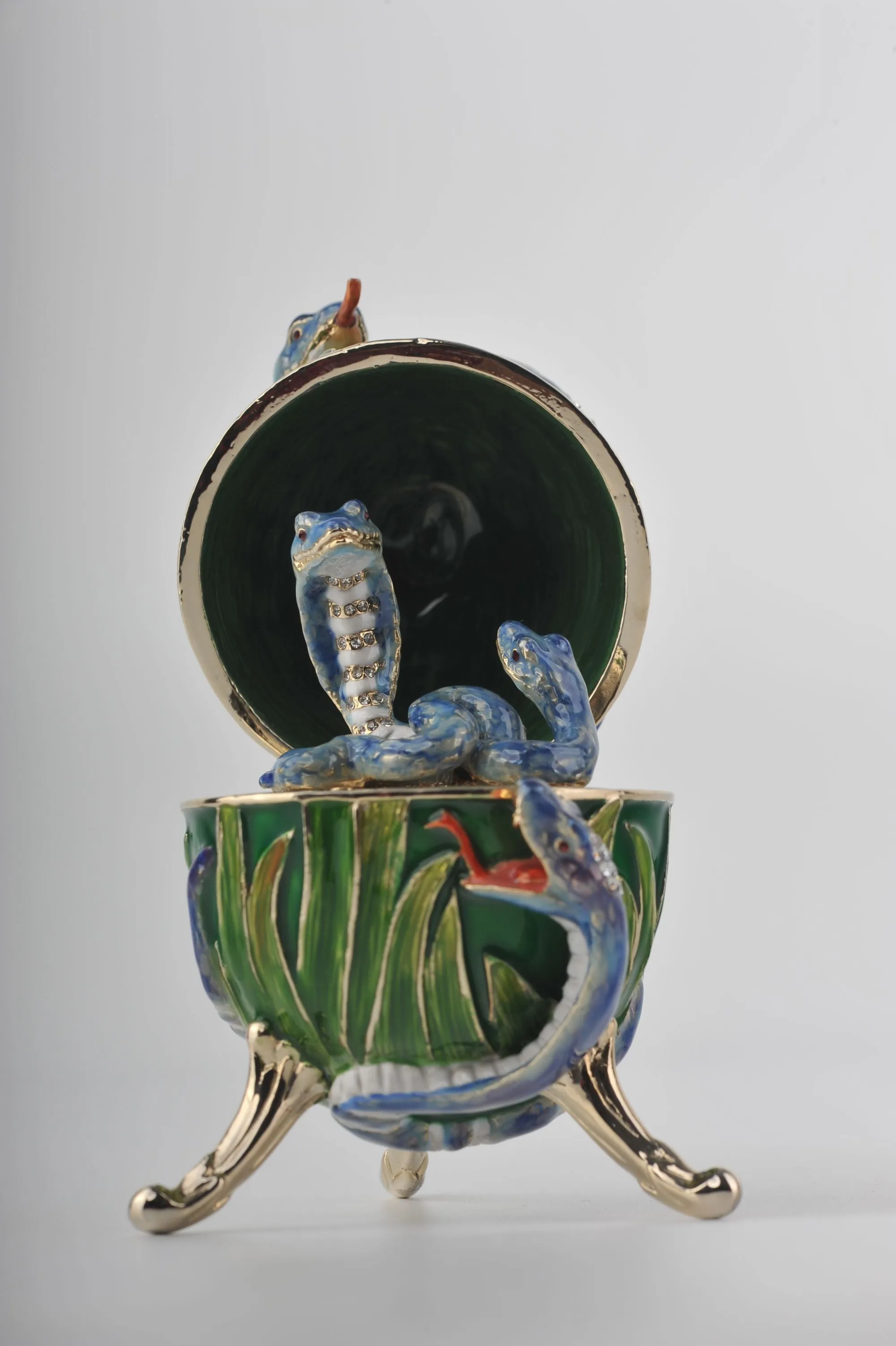 Green Egg with Snakes