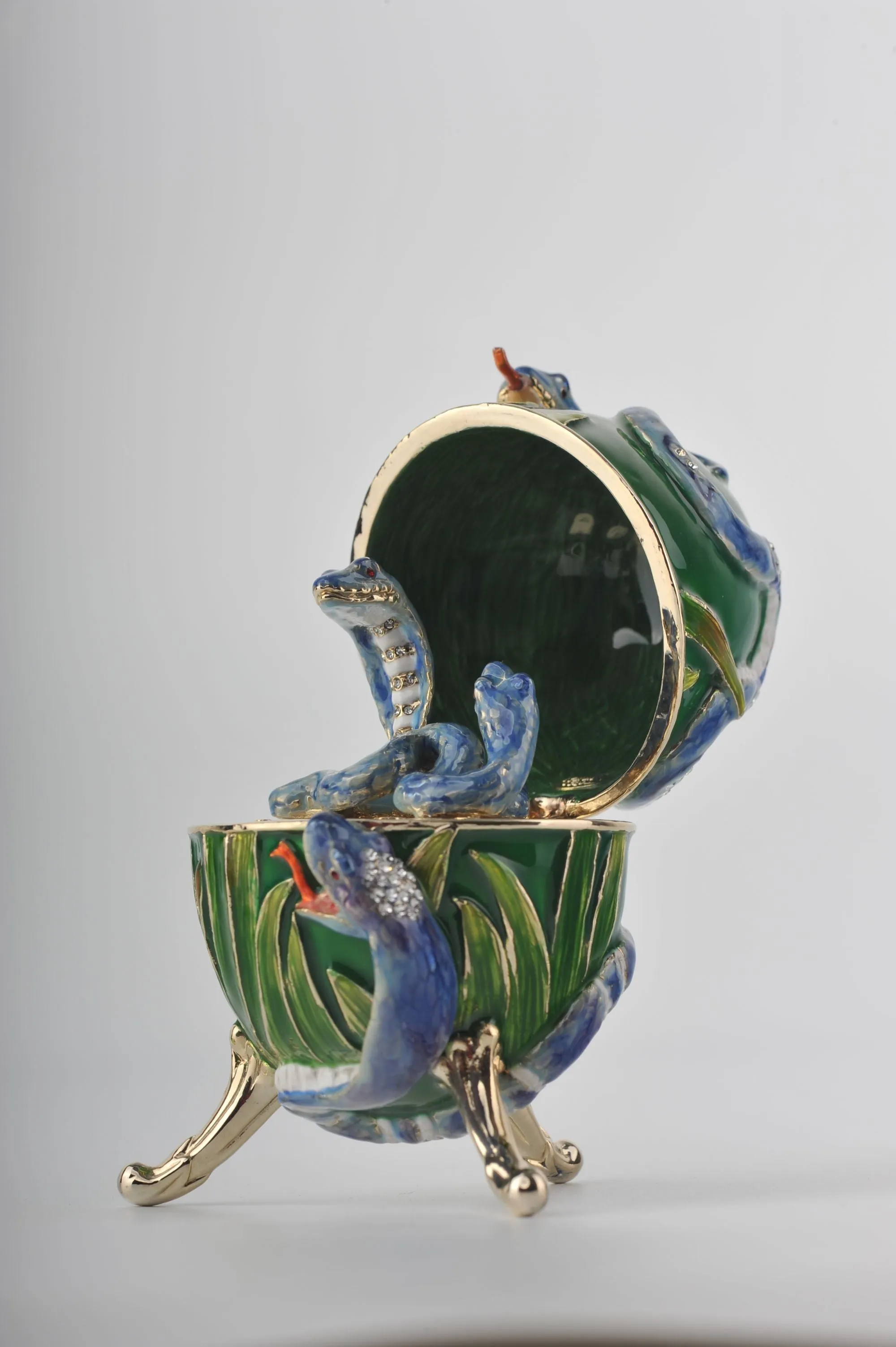 Green Egg with Snakes