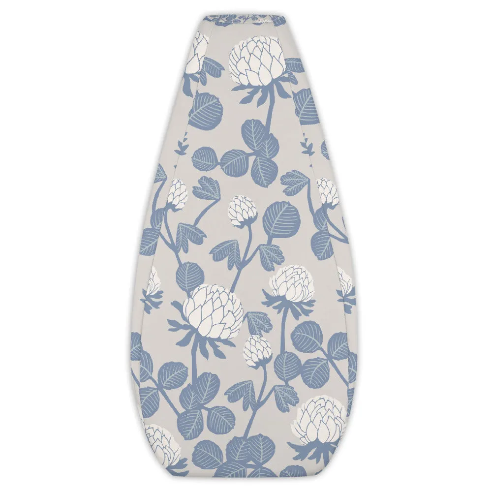 Grey Floral - Sustainably Made Bean Bag Chair Cover