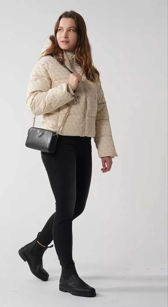 Guess Daryna Status Crossbody Bag In Black For Women