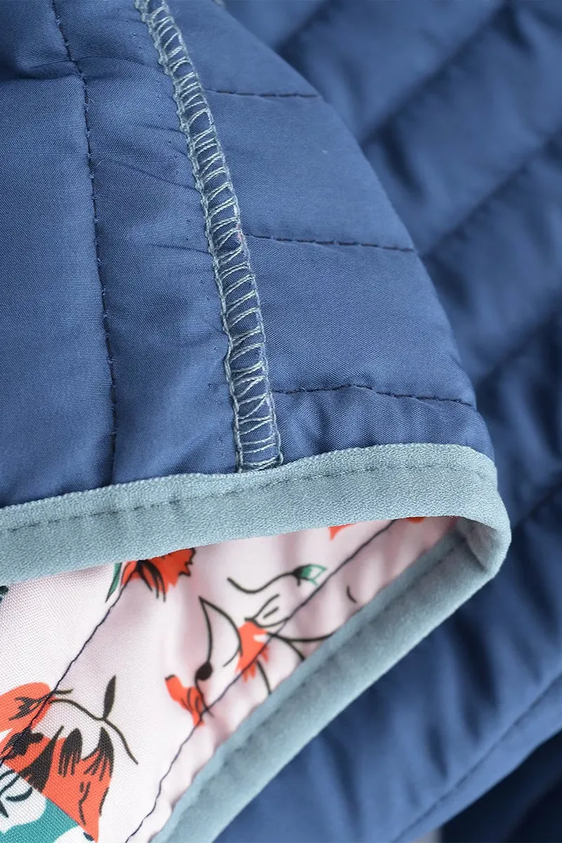 HCR1050 Patchwork Quilted Coat Outerwear