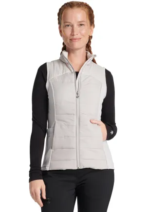Healing Hands Khloe Quilted Vest SILVER