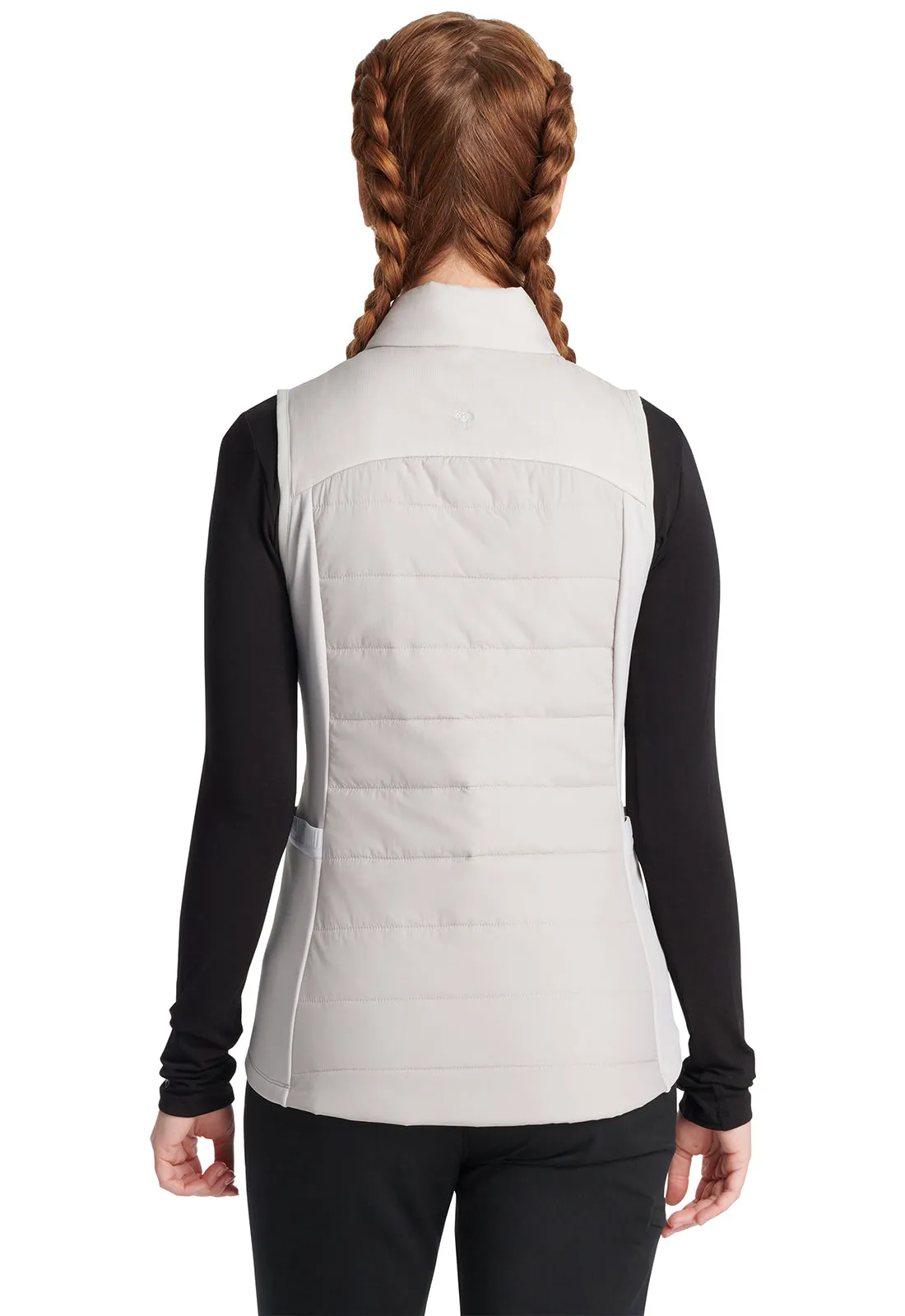 Healing Hands Khloe Quilted Vest SILVER