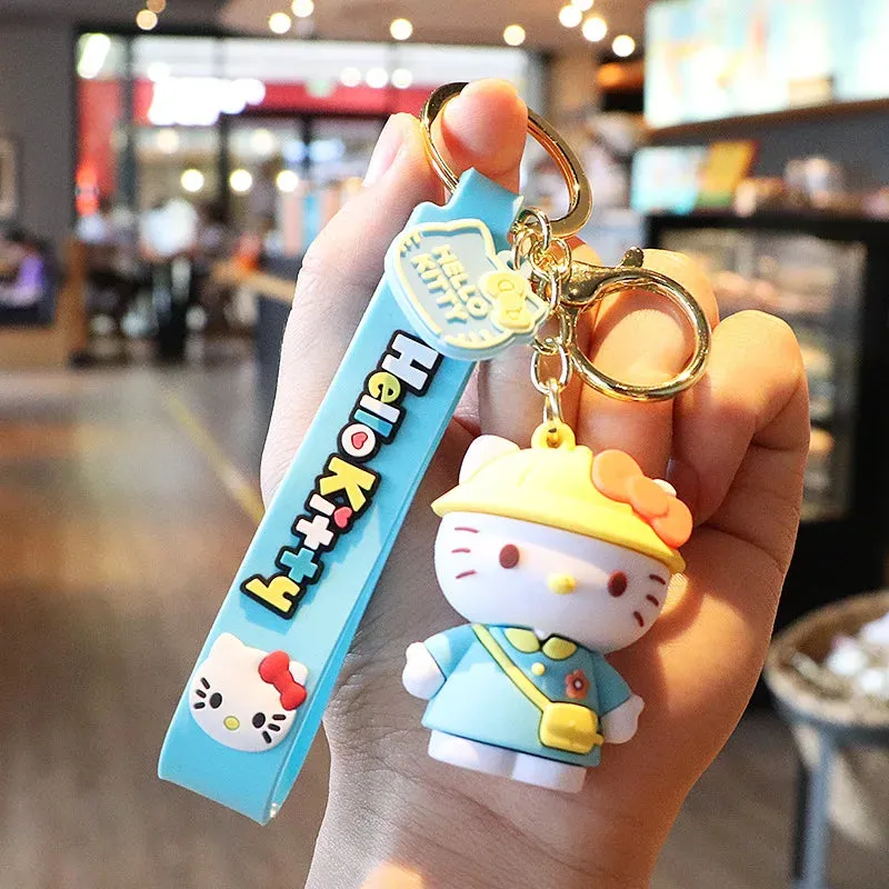 Hello Kitty 3D Keychain by Sanrio with Hand Strap