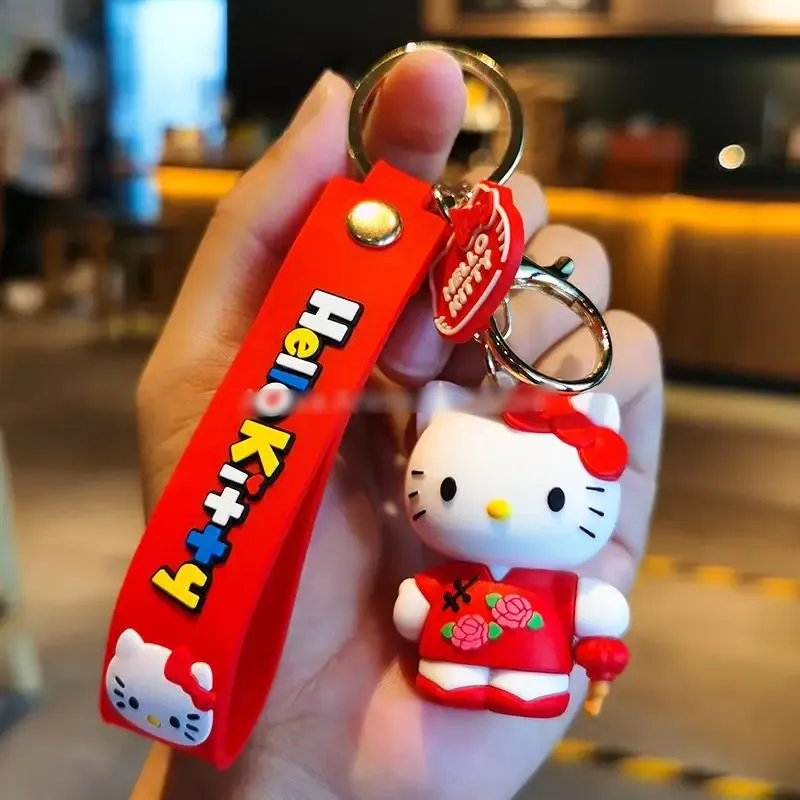 Hello Kitty 3D Keychain by Sanrio with Hand Strap