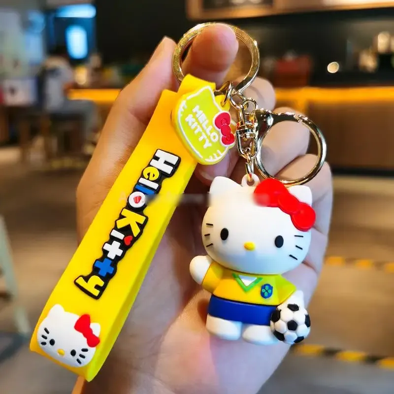 Hello Kitty 3D Keychain by Sanrio with Hand Strap