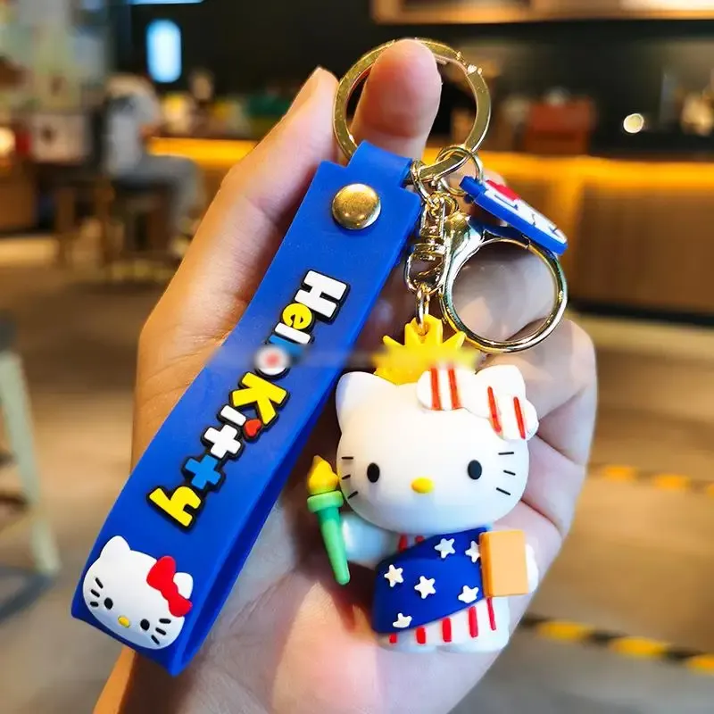 Hello Kitty 3D Keychain by Sanrio with Hand Strap