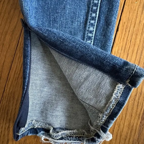 Hudson embroidered skinny jeans