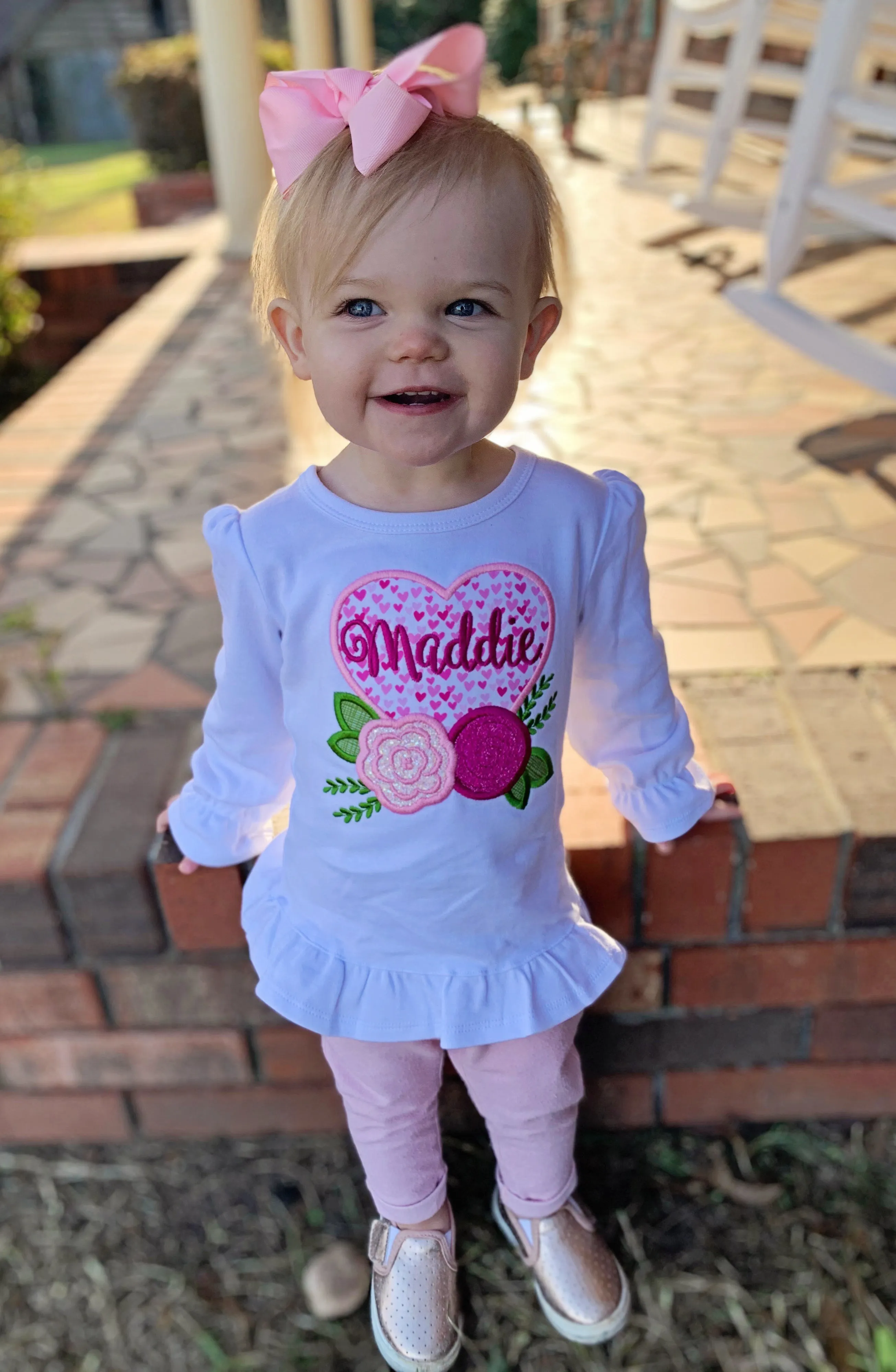 {I Heart U} Applique Tee