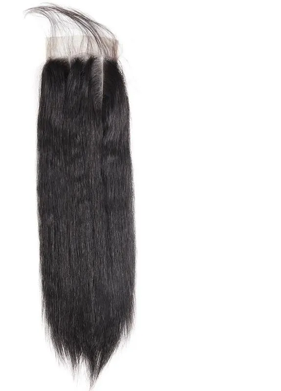 Indian Yaki Straight 4"x4" Lace Closure