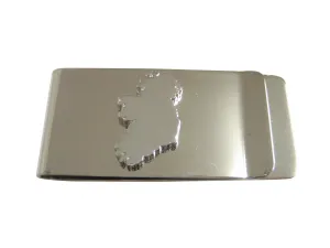 Ireland Map Shape V2 Money Clip