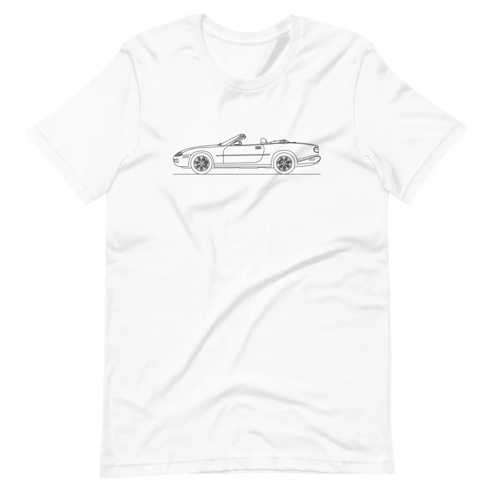 Jaguar XK8 X100 Convertible silhouette T-shirt