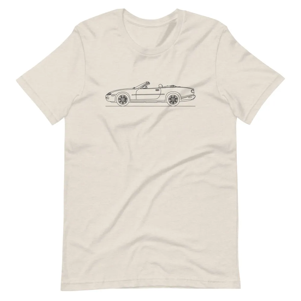 Jaguar XK8 X100 Convertible silhouette T-shirt