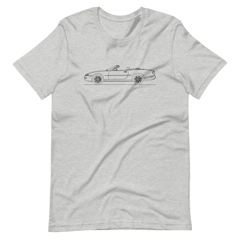 Jaguar XK8 X100 Convertible silhouette T-shirt