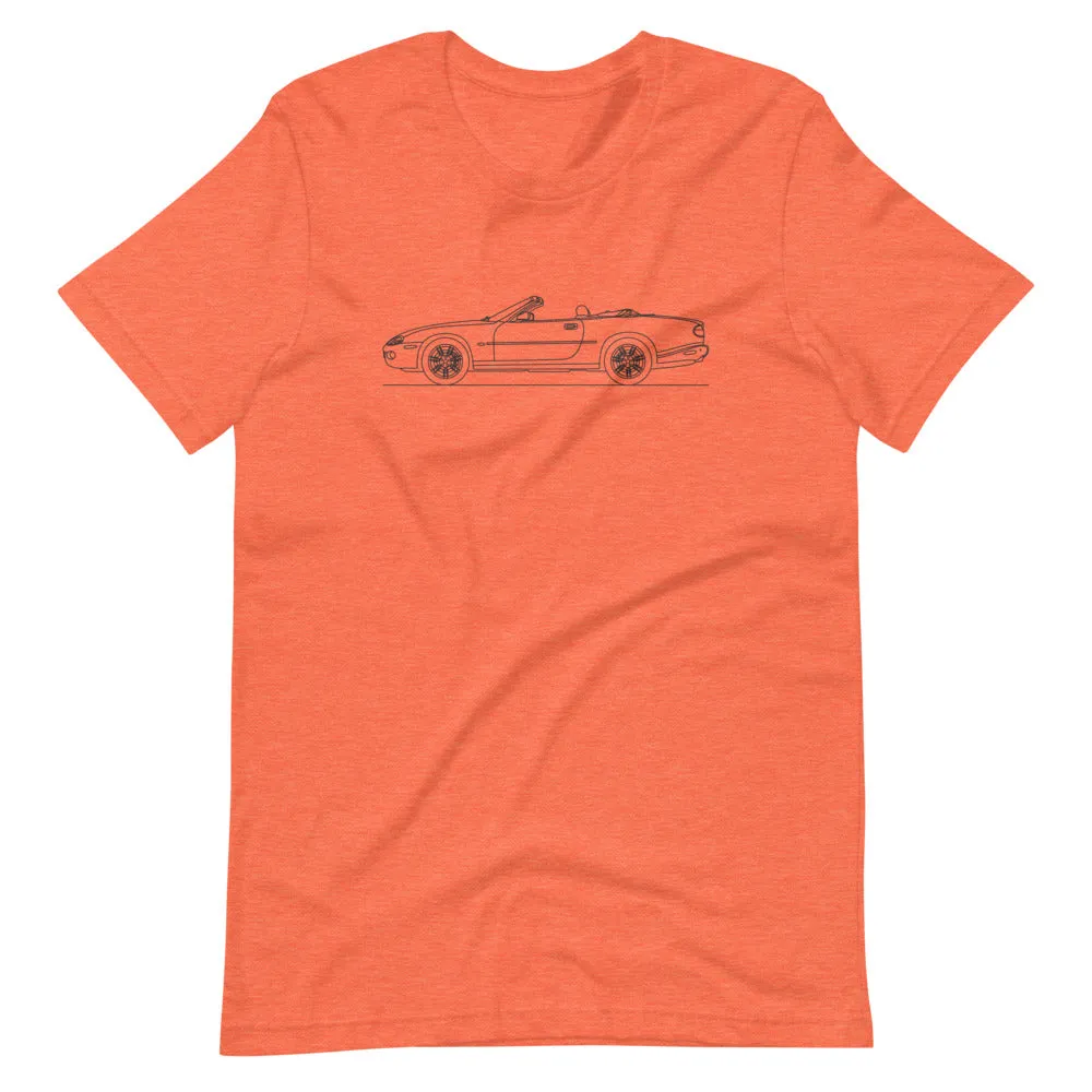 Jaguar XK8 X100 Convertible silhouette T-shirt