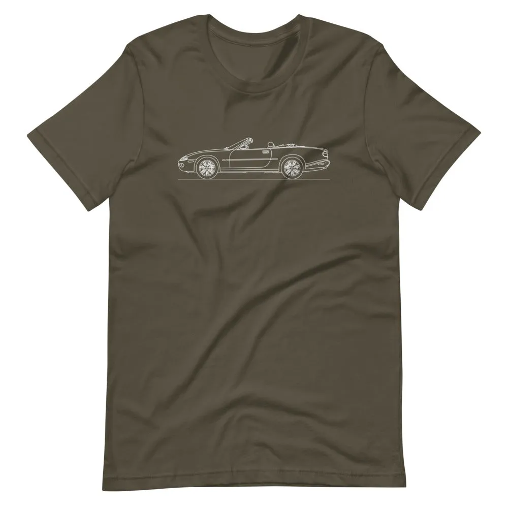 Jaguar XK8 X100 Convertible silhouette T-shirt