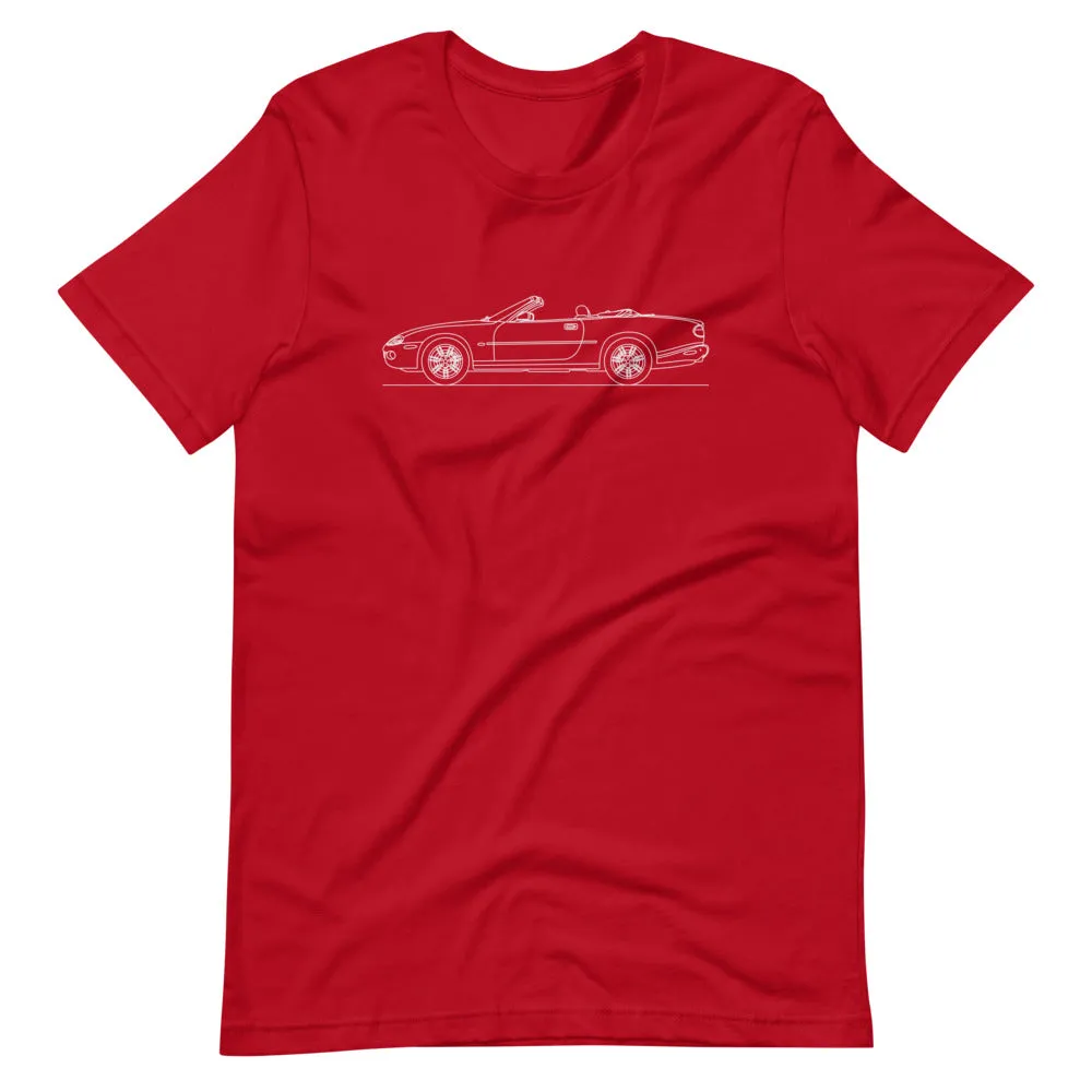 Jaguar XK8 X100 Convertible silhouette T-shirt