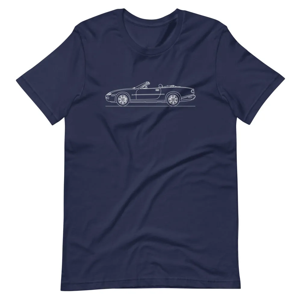 Jaguar XK8 X100 Convertible silhouette T-shirt