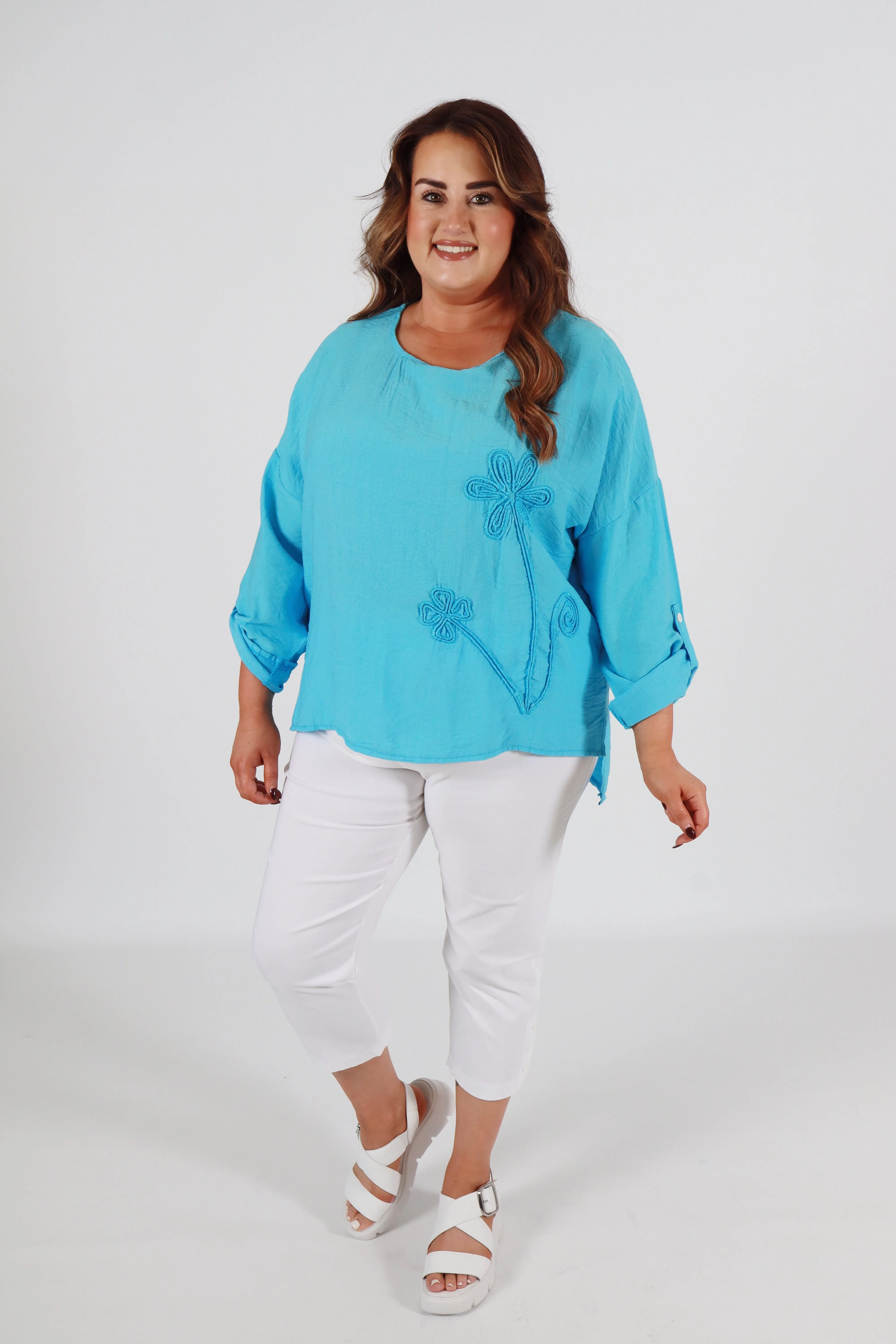 Jemma Blouse in Blue