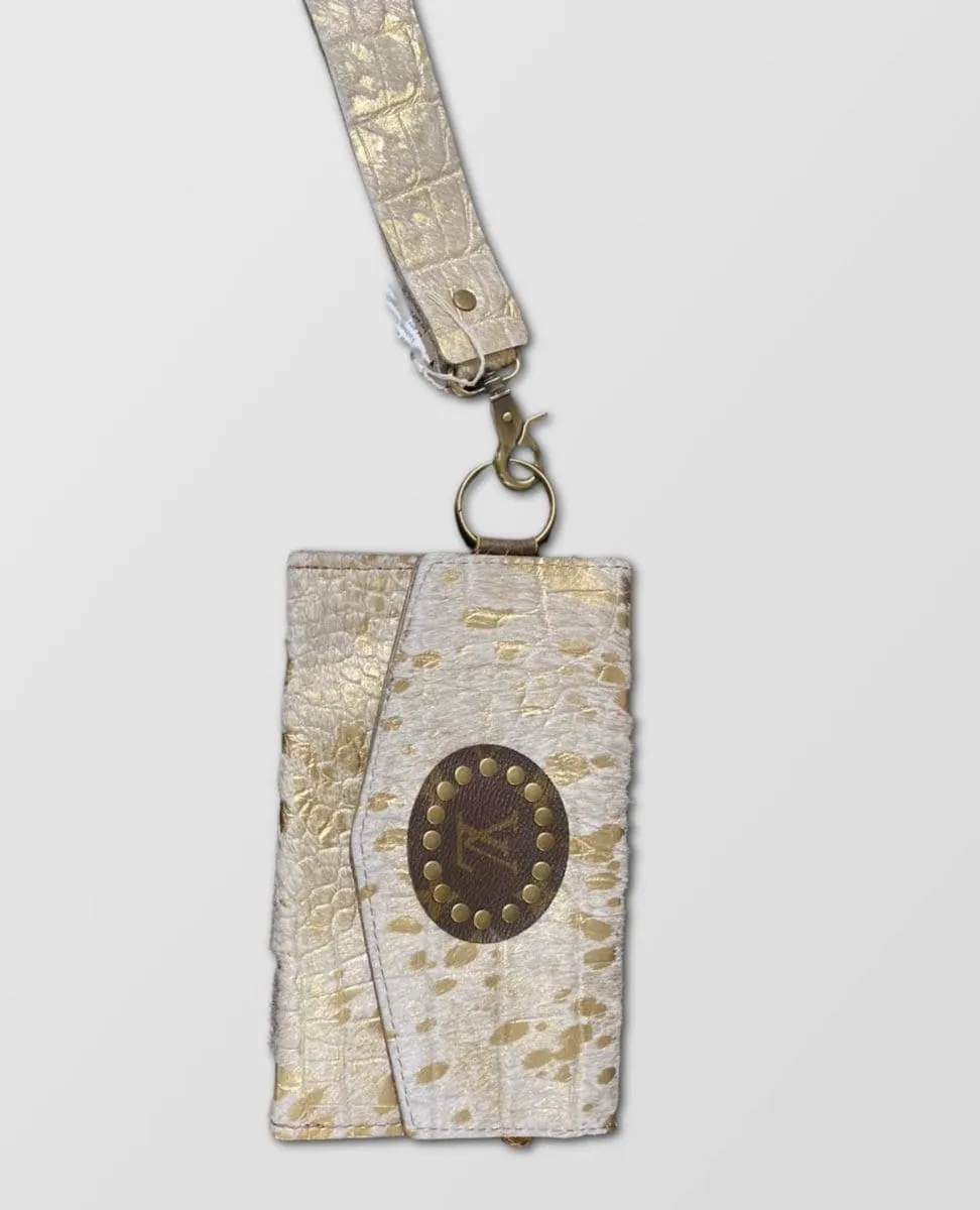 Jordan Wristlet Gold Acid