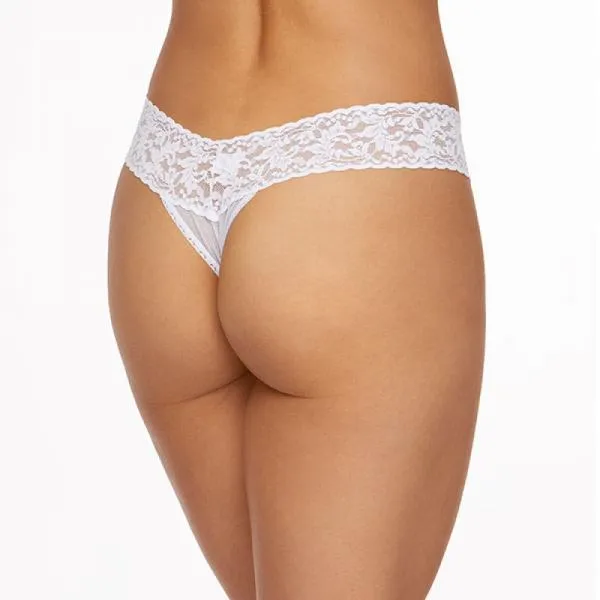 Jubilee Low Rise Diamond Thong - Purple/White - One Size