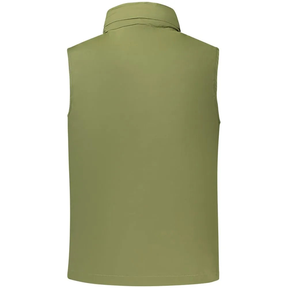 K-WAY Green Nylon Men Jacket