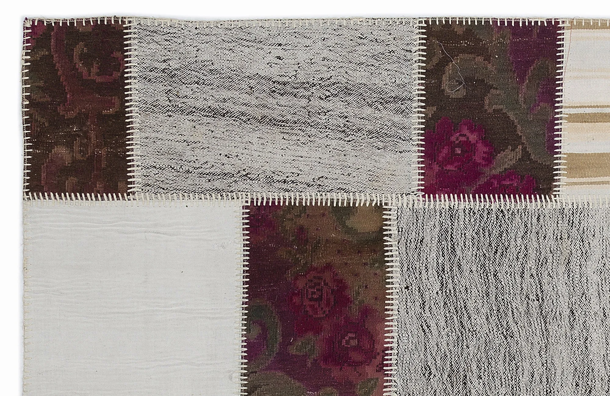 Karabakh Kilim Patchwork Unique Rug 5'3'' x 7'7'' ft 160 x 230 cm
