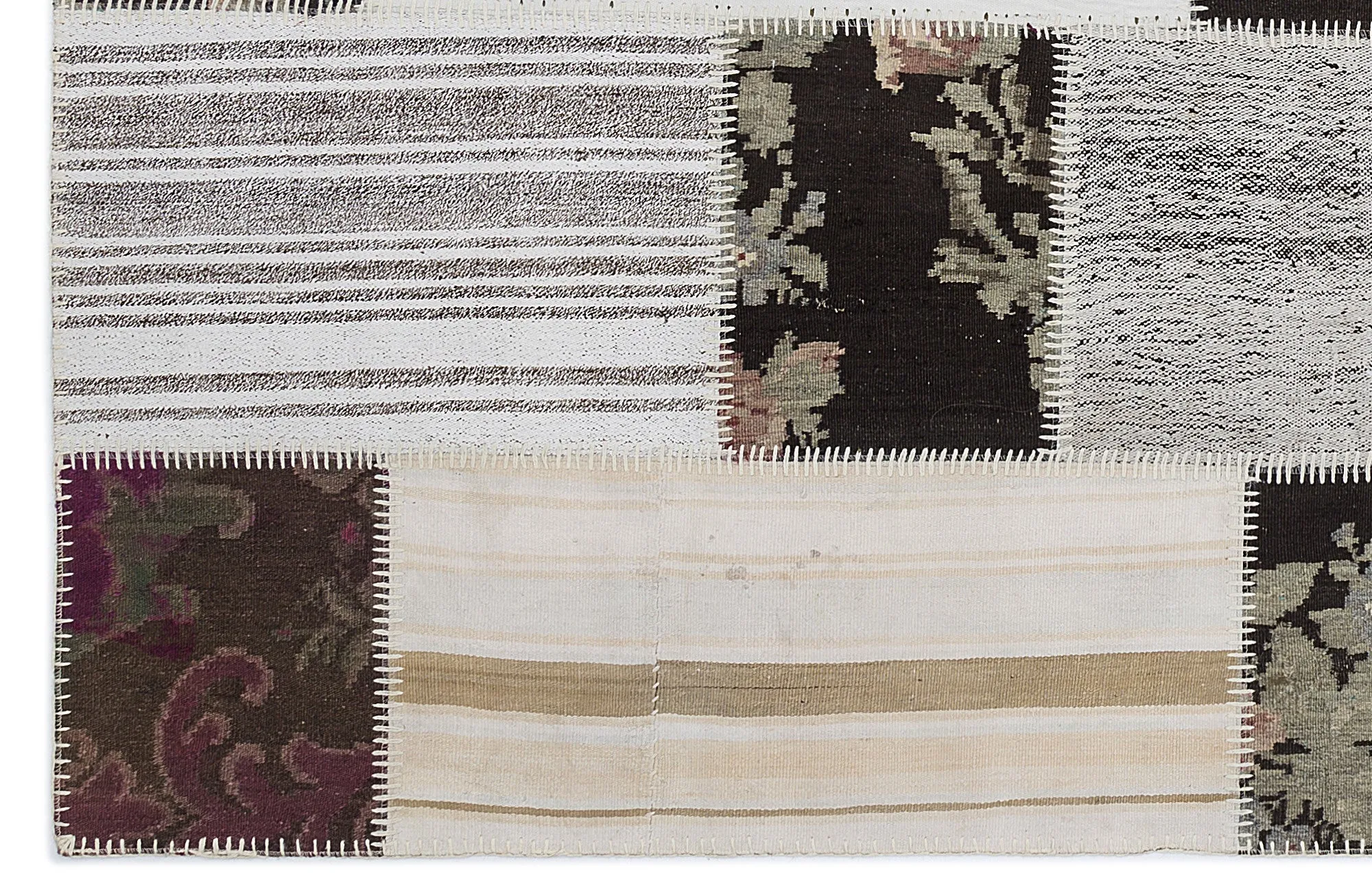 Karabakh Kilim Patchwork Unique Rug 5'3'' x 7'7'' ft 160 x 230 cm