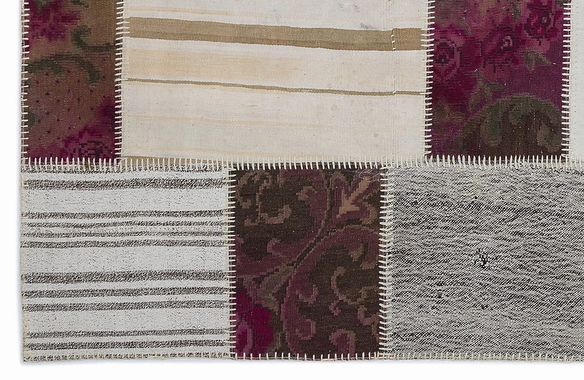 Karabakh Kilim Patchwork Unique Rug 5'3'' x 7'7'' ft 160 x 230 cm