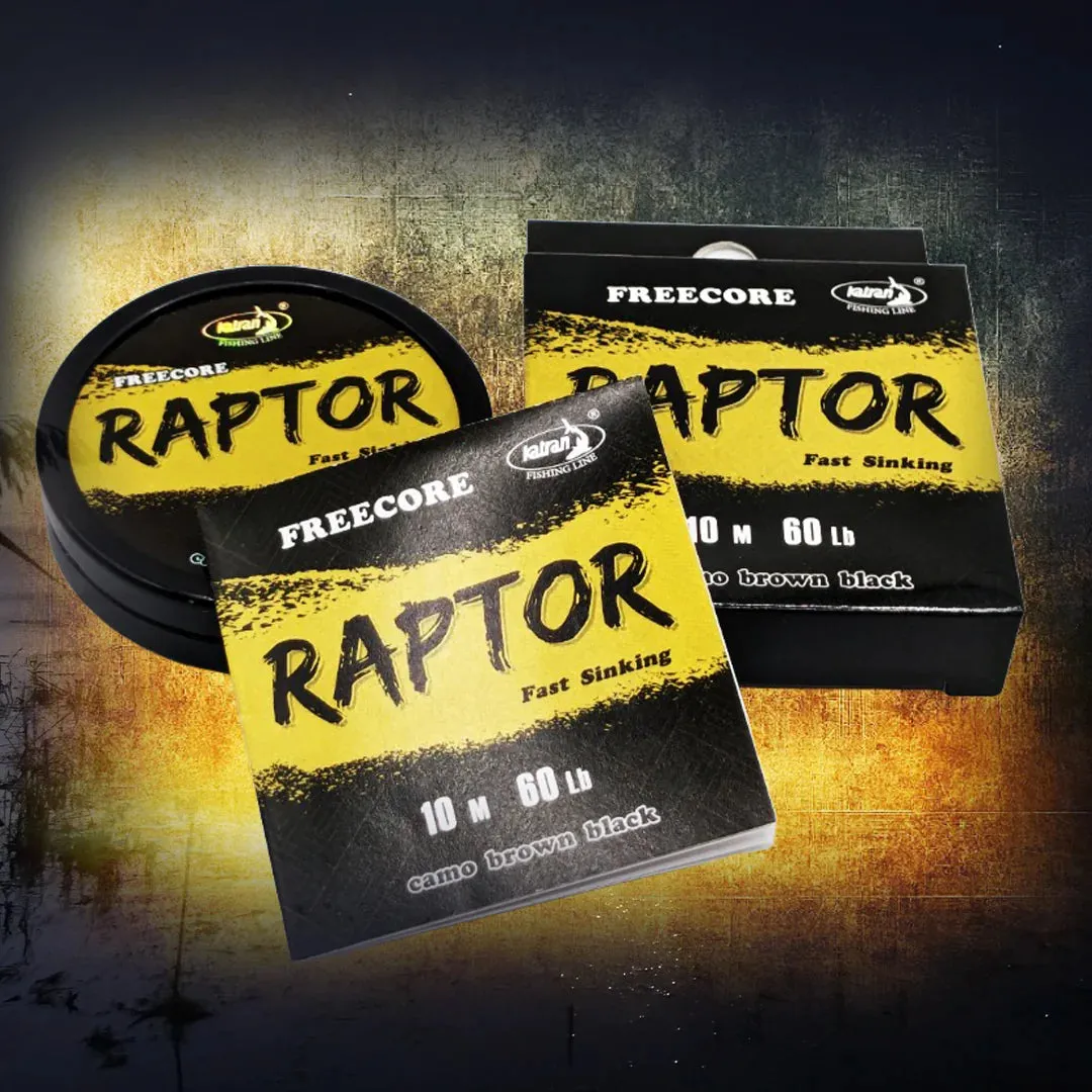 KATRAN Free core RAPTOR camo 60 Lb 10 M