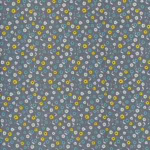 Kennard & Kennard Fabric Freedom - Blue & Yellow Floral Sprigs