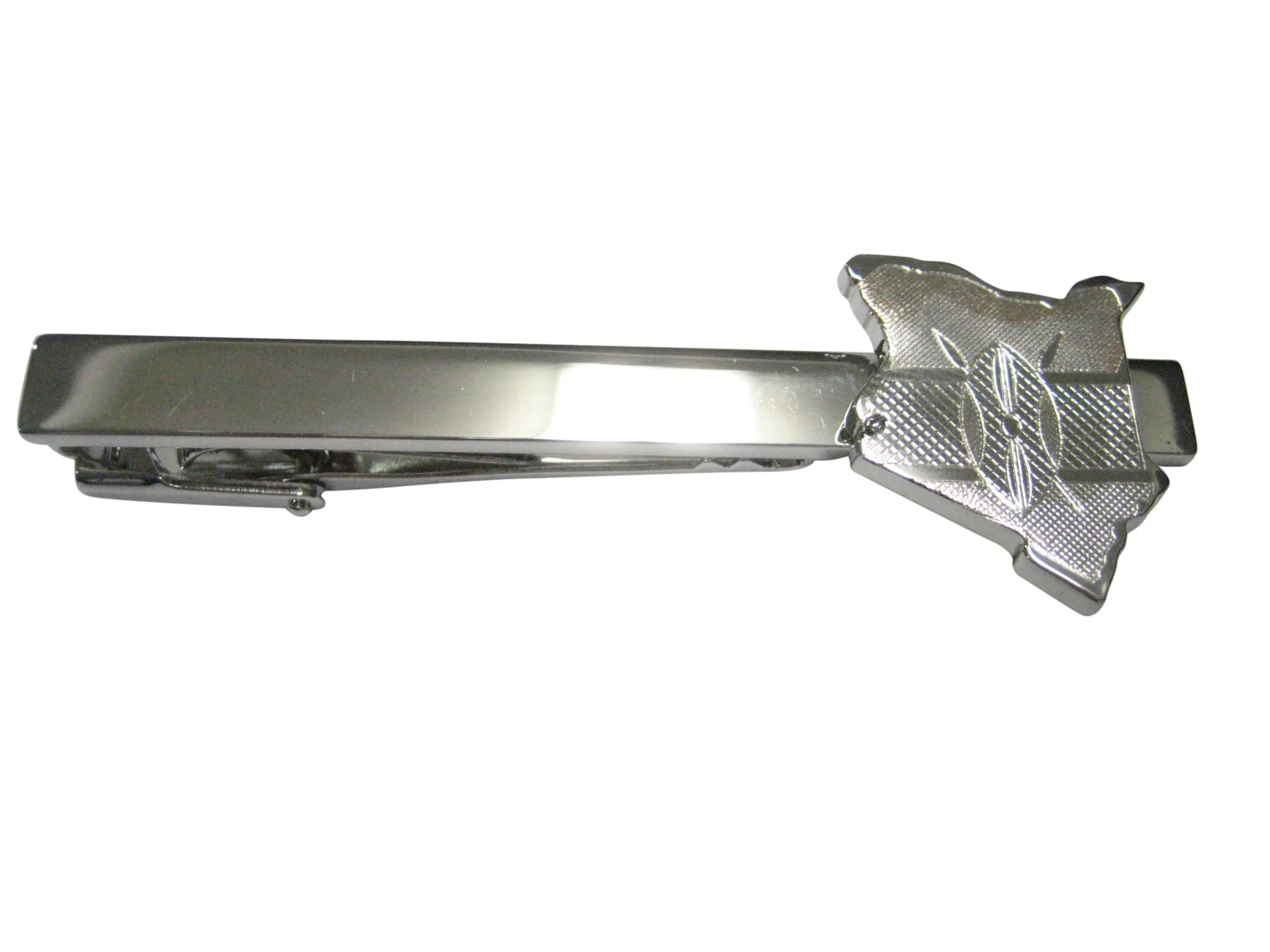Kenya Map Shape and Flag Design Tie Clip