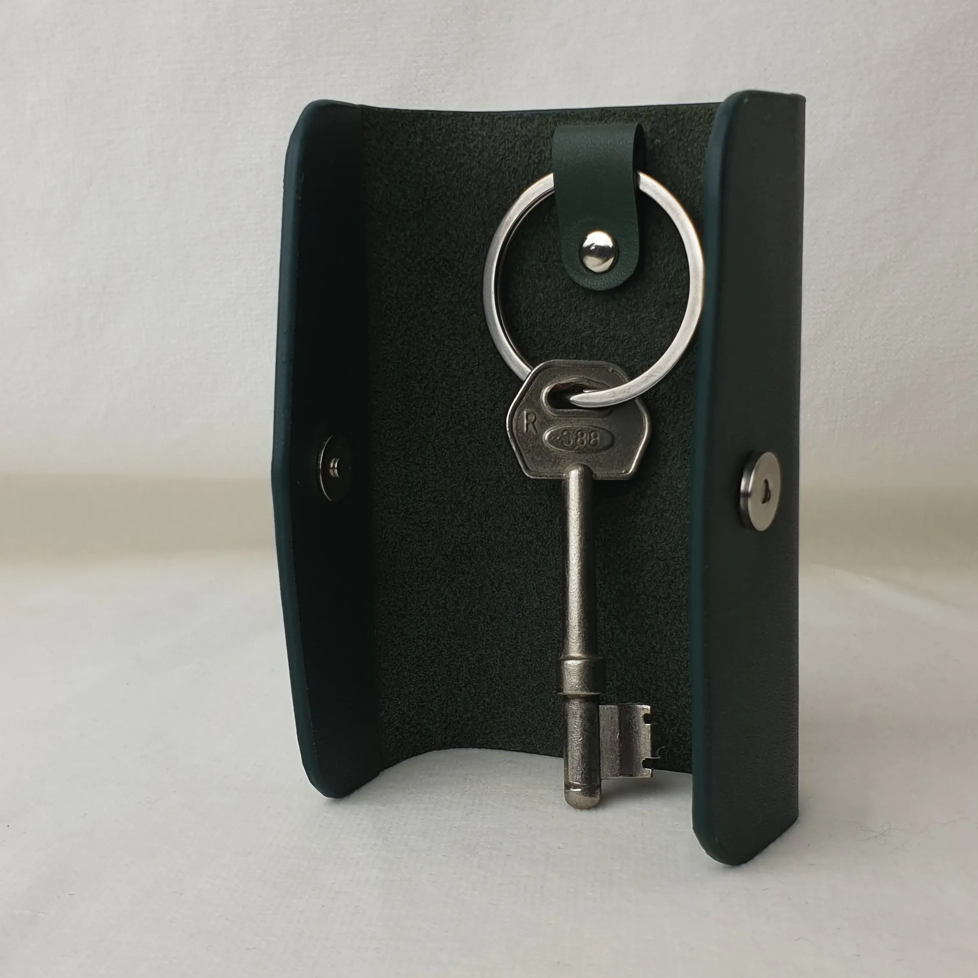 Key Case in Dark Green