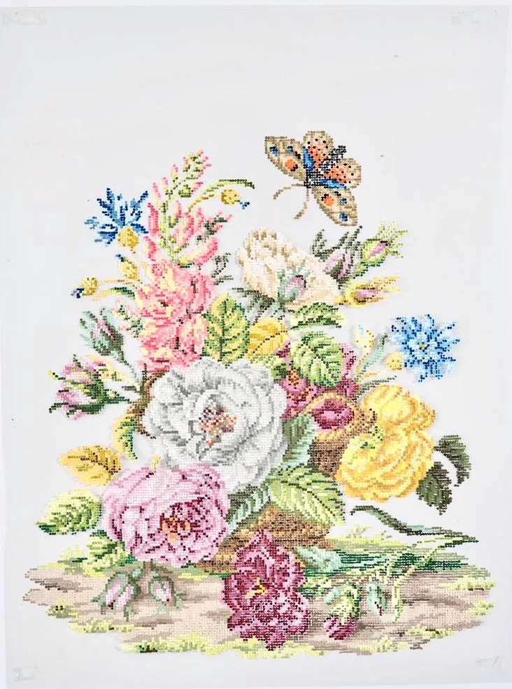 Kirstin Lamb, "After Floral Embroidery"