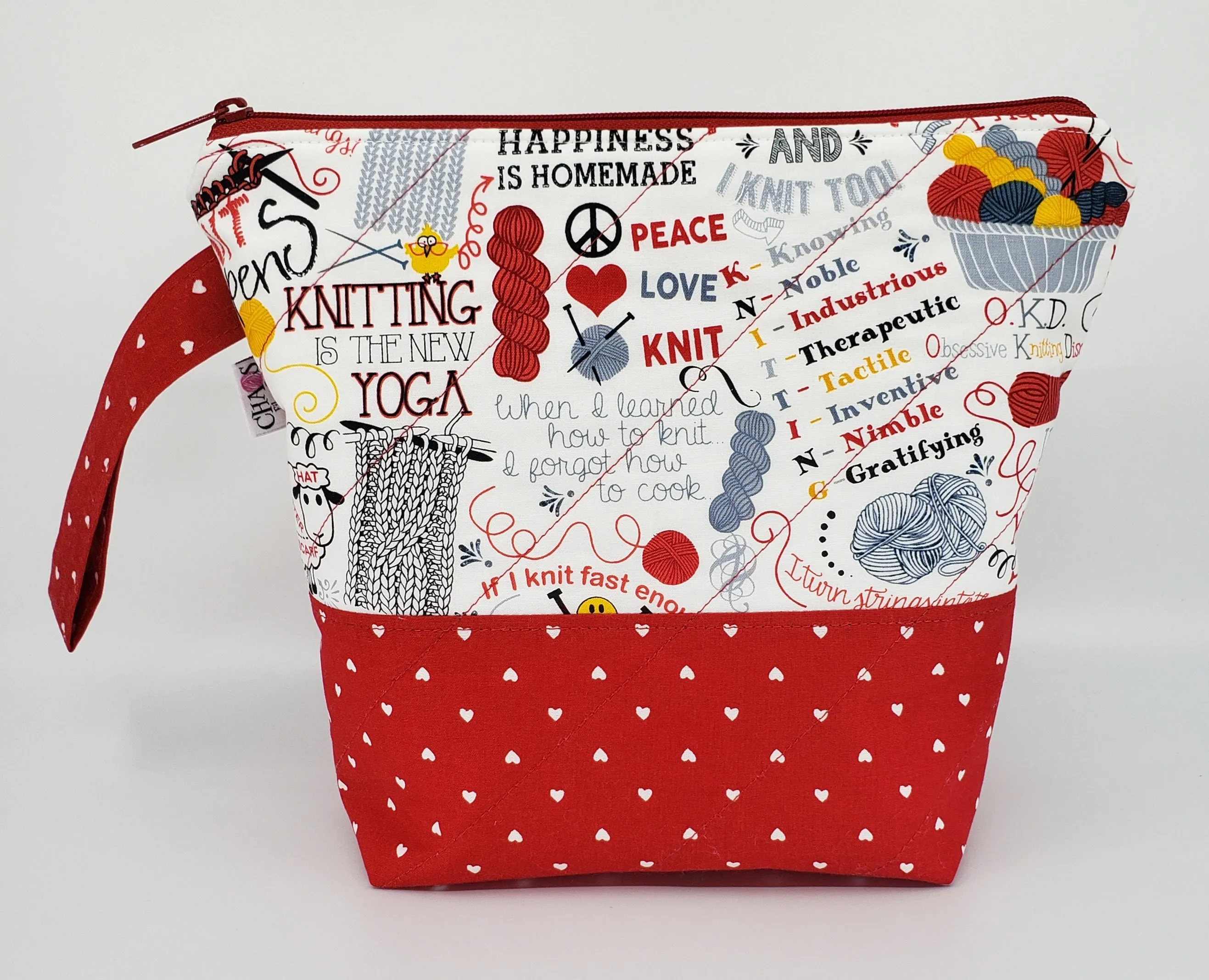 Knit Sayings - Project Bag - Small