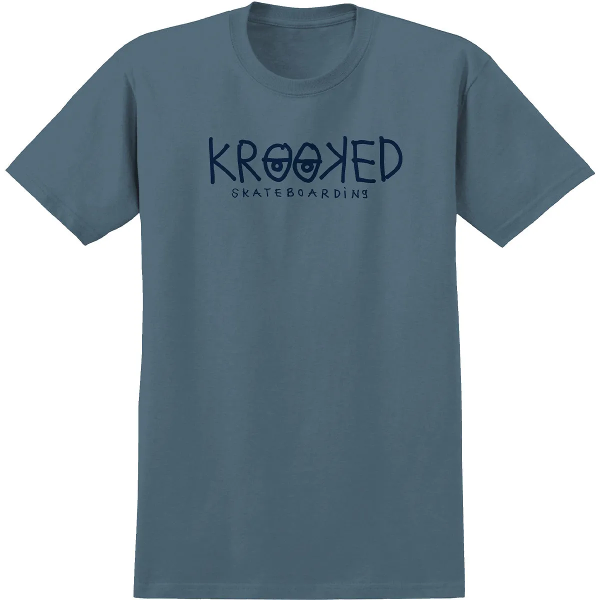 Krooked - Krooked Eyes Tee Indigo Blue