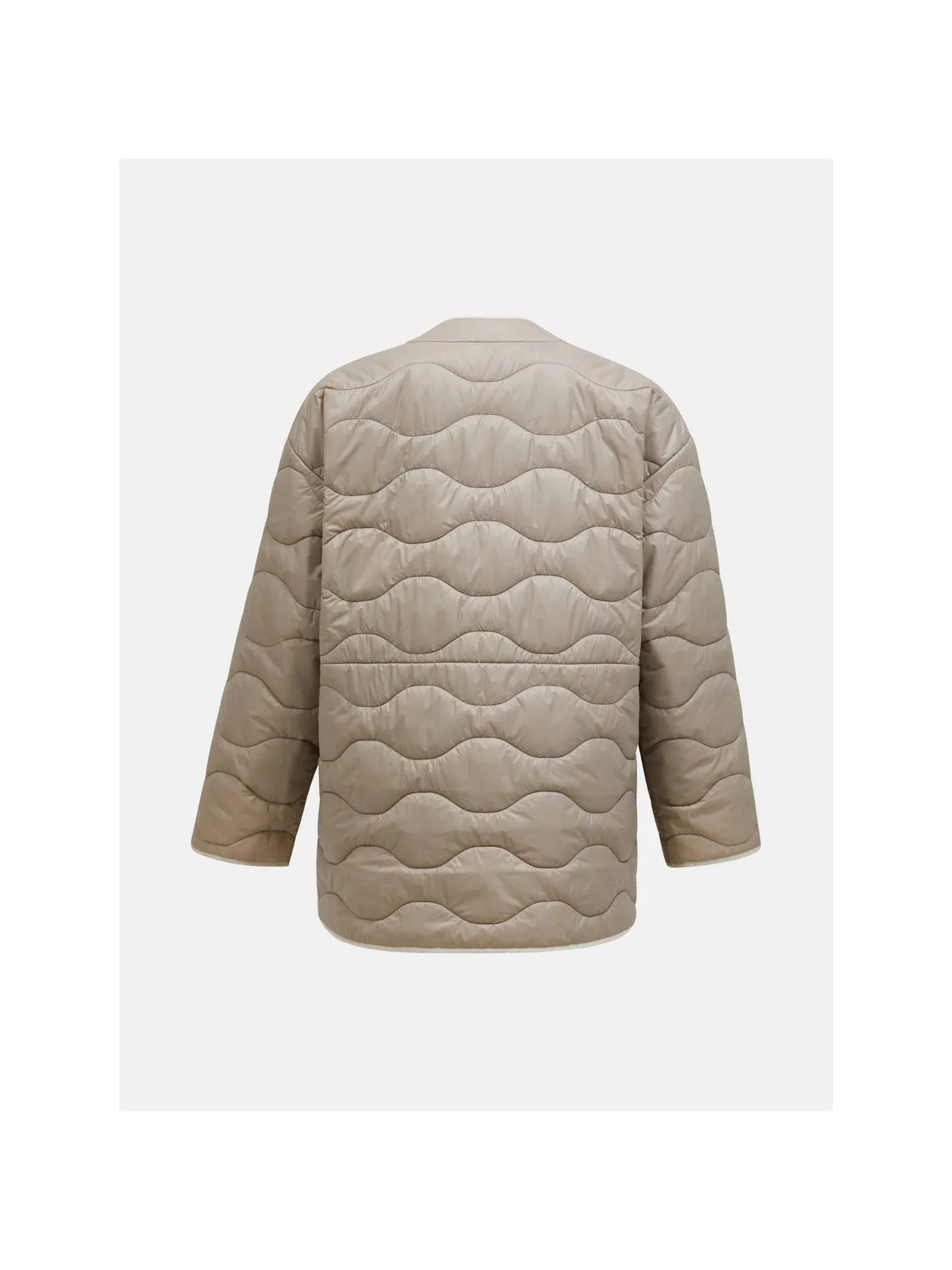 Kurtka Peak Performance W Quilted Oversized Liner beżowy