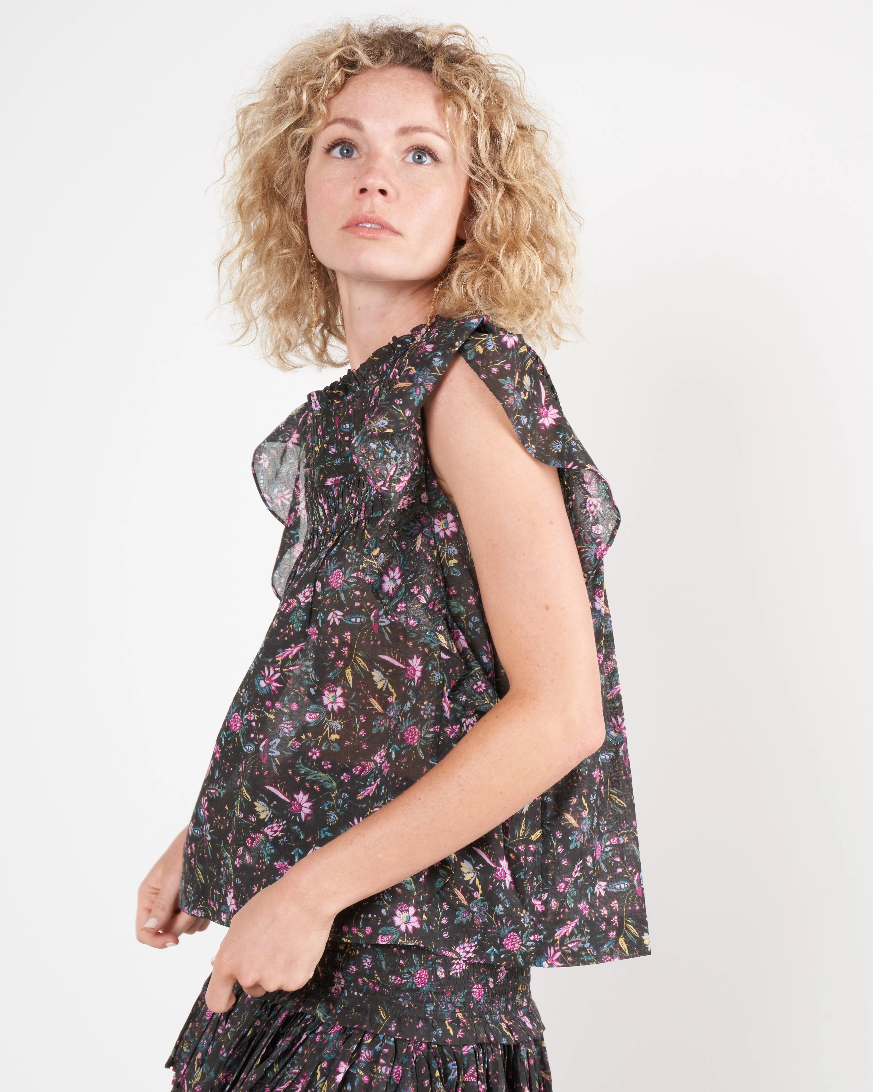 layona top - multicolor
