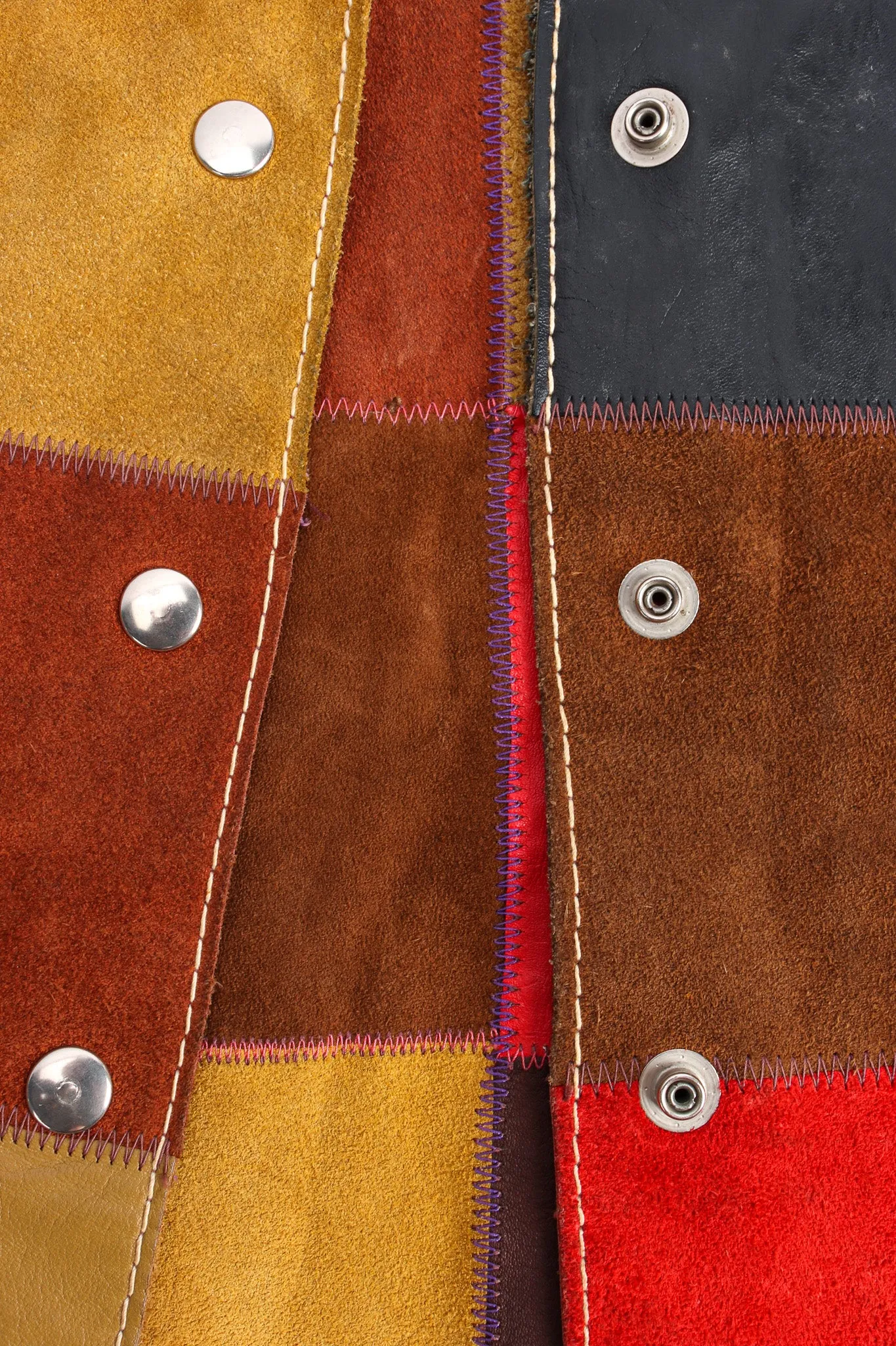 Leather Patchwork Jacket